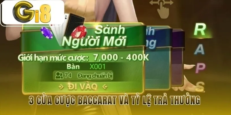 Ba cửa cược baccarat với cửa Banker có xác suất thắng cao nhất