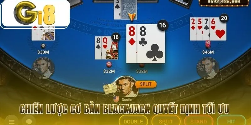 Chiến lược blackjack cơ bản giúp quyết định tối ưu theo toán học