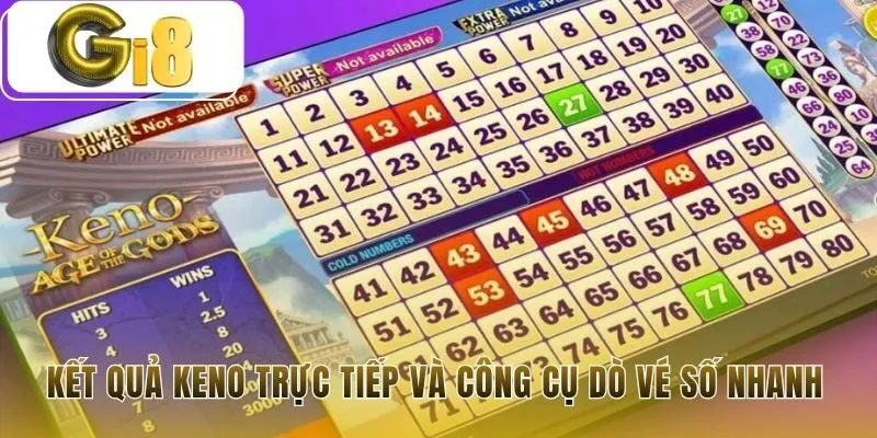 Công cụ dò vé số nhanh giúp kiểm tra kết quả Keno chính xác