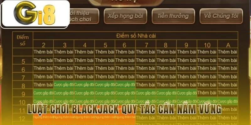 Luật chơi blackjack giải thích mục tiêu thắng nhà cái không quá 21