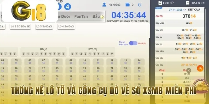 Công cụ thống kê lô tô giúp dò vé số nhanh và chính xác